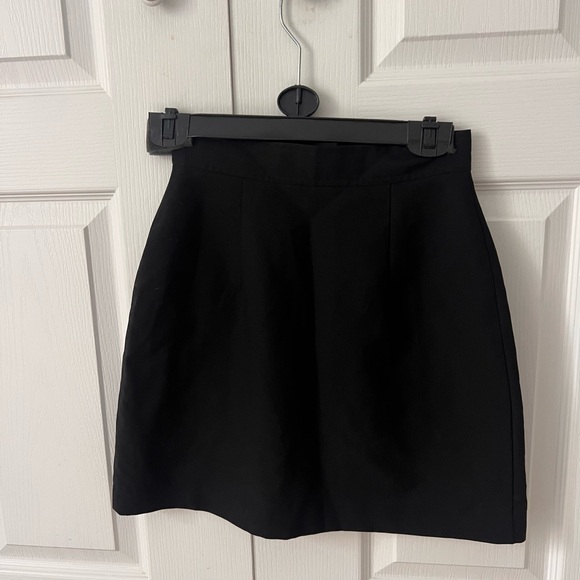 A line button skirt black - Picture 2 of 2